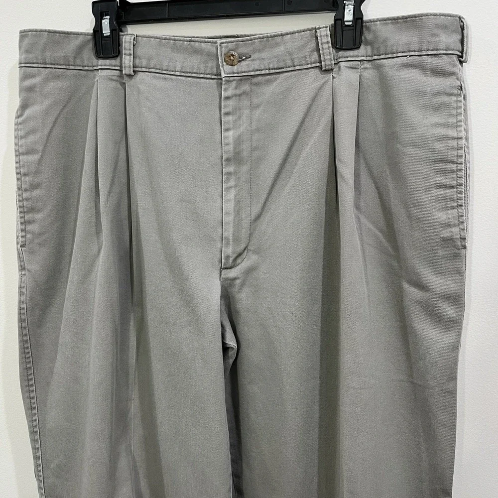 Duxbak Khaki Cotton Chino Pants Men's W40 L34 Classic Fit Work wear Vintage
